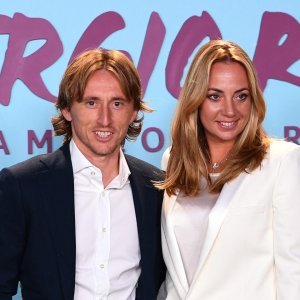 Luka Modrić sa suprugom Vanjom