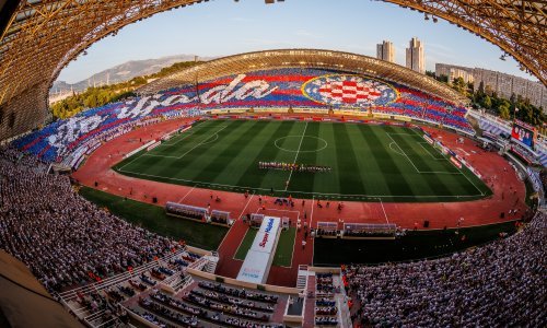 Poljud uoči derbija Hajduk - Dinamo