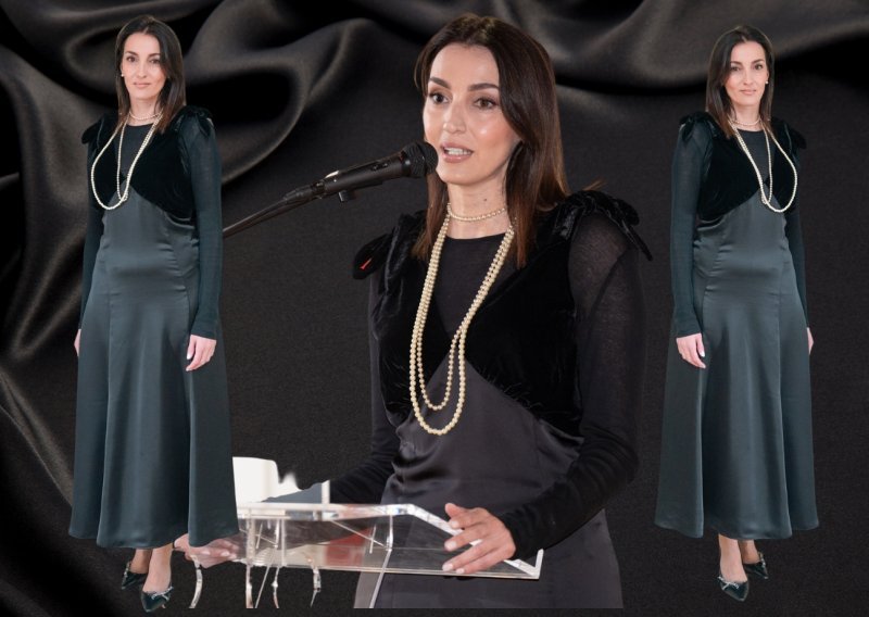 Sanja Putica ima dobitnu formulu: Mala crna haljina, biseri i efektne salonke