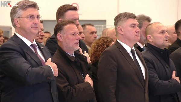 Andrej Plenković, Gordan Jandroković, Zoran Milanović i Ivo Anušić